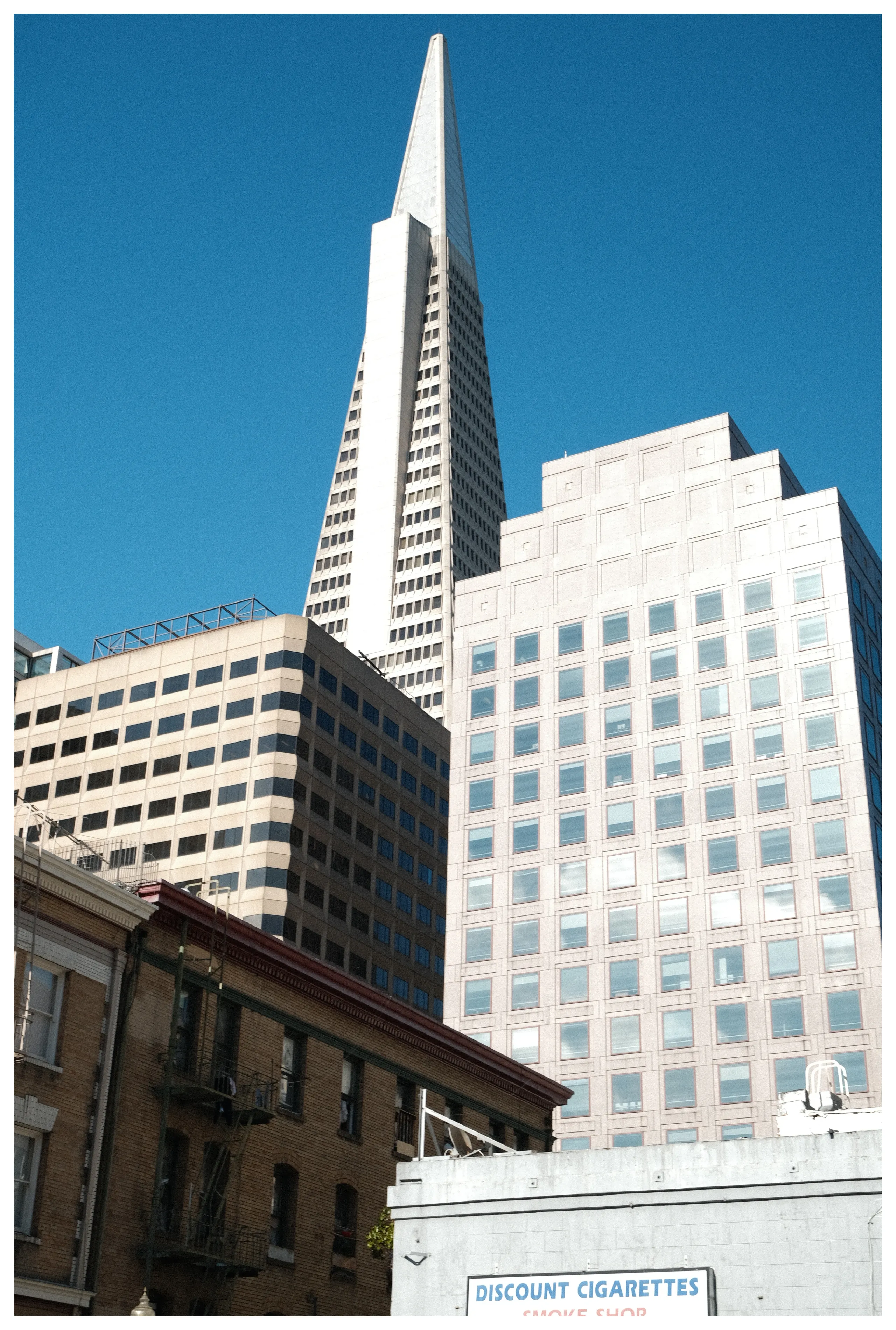 A collage of San Francisco Buildings